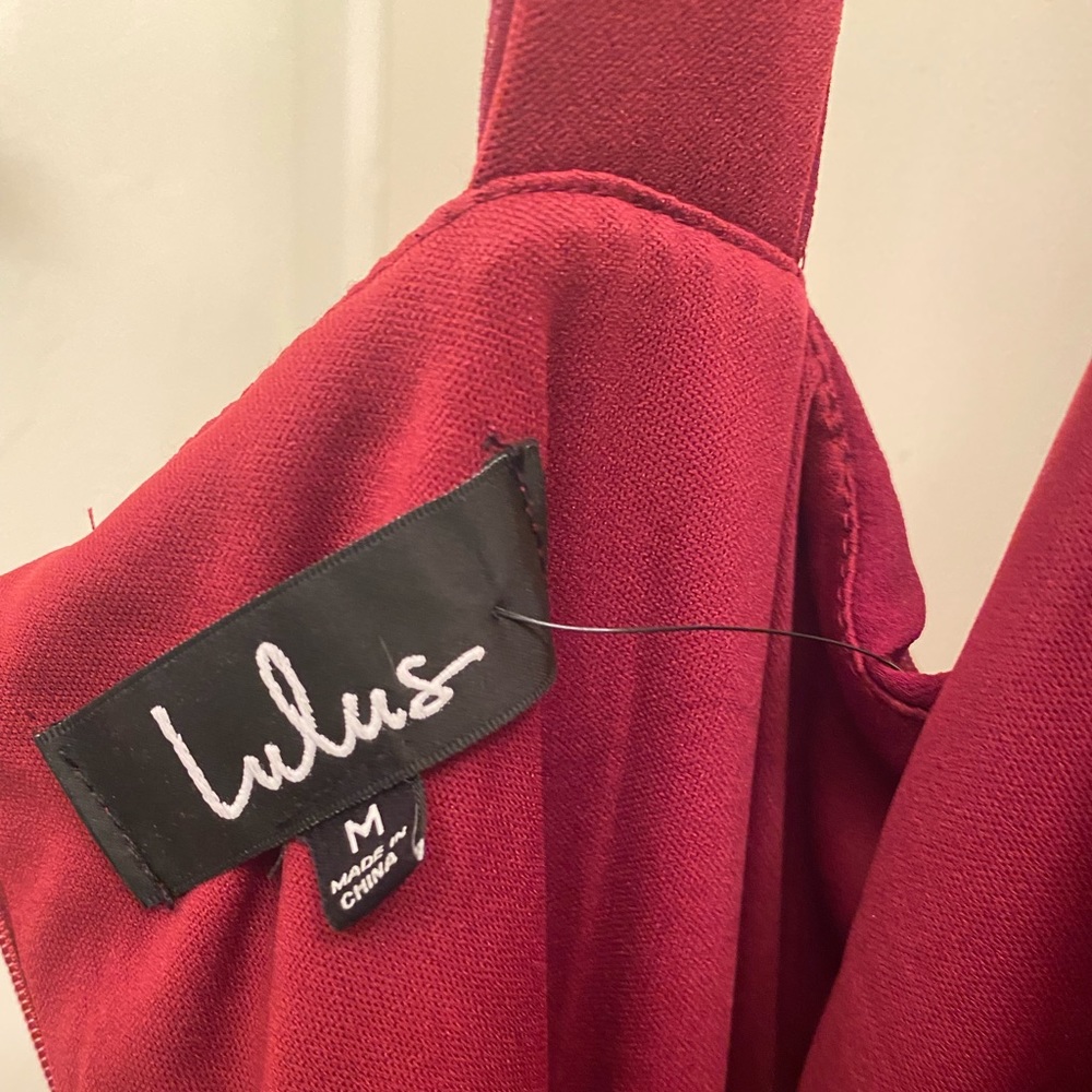 Lulus Burgundy Halter Maxi Dress - Picture 4 of 7